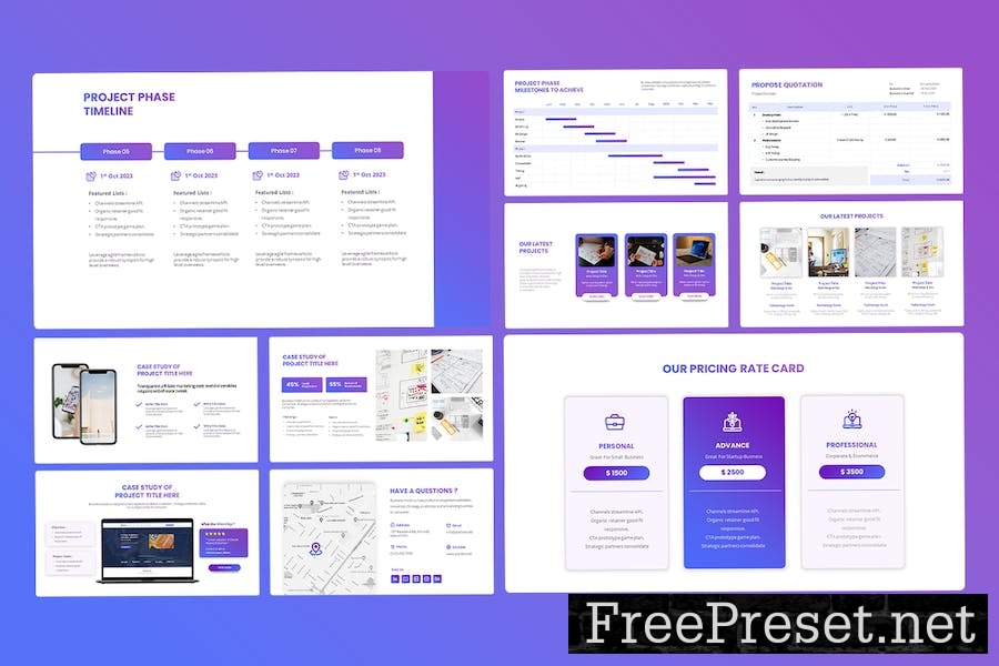 Business Pitchdeck Proposal Keynote Template JLAZ552