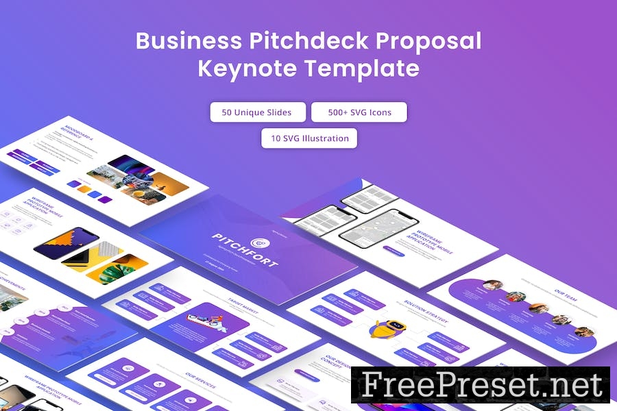 Business Pitchdeck Proposal Keynote Template JLAZ552