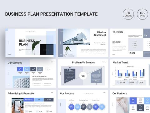 Business Plan Google Slides Presentation Template