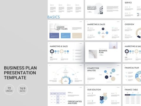 Business Plan Google Slides Presentation Template L2VCG2C