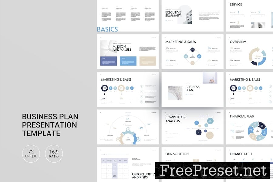 Business Plan Google Slides Presentation Template L2VCG2C