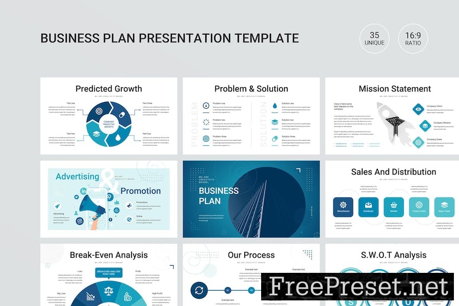 Business Plan Google Slides Presentation Template L6GVV5A