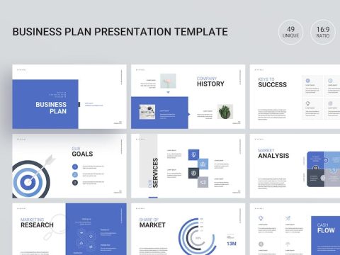 Business Plan Google Slides Presentation Template S77A2UT