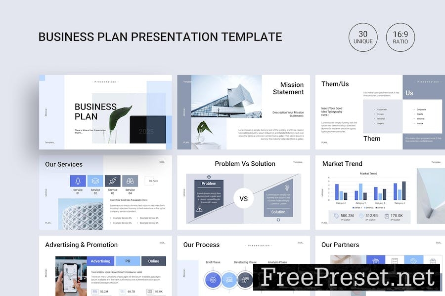 Business Plan Google Slides Presentation Template