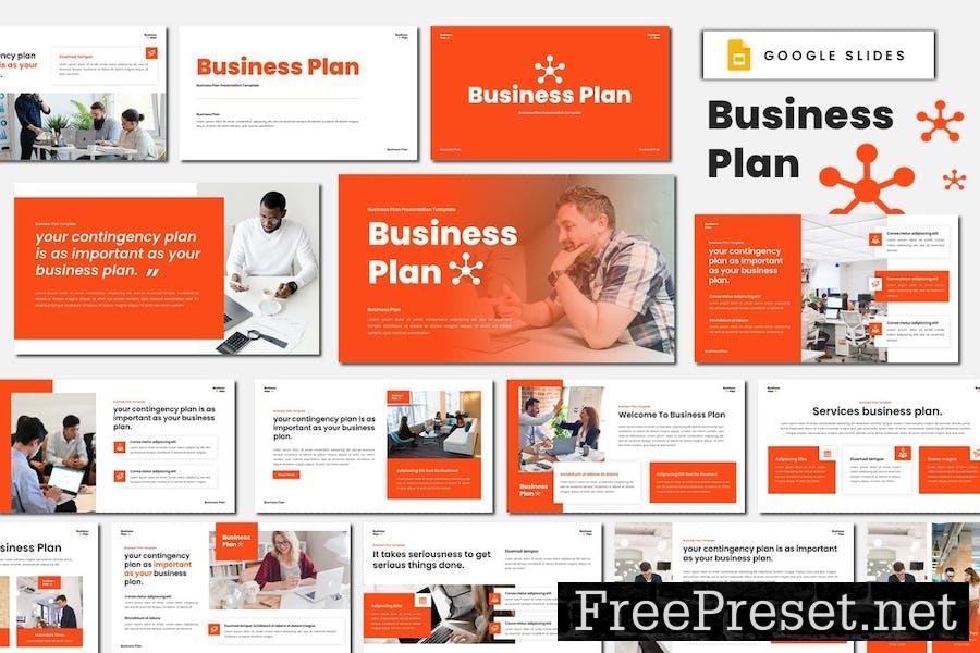 Business Plan Google Slides Template 39CPA6L