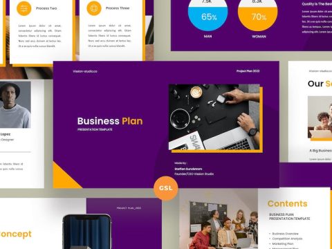 Business Plan Google Slides Template 3UQBJPA