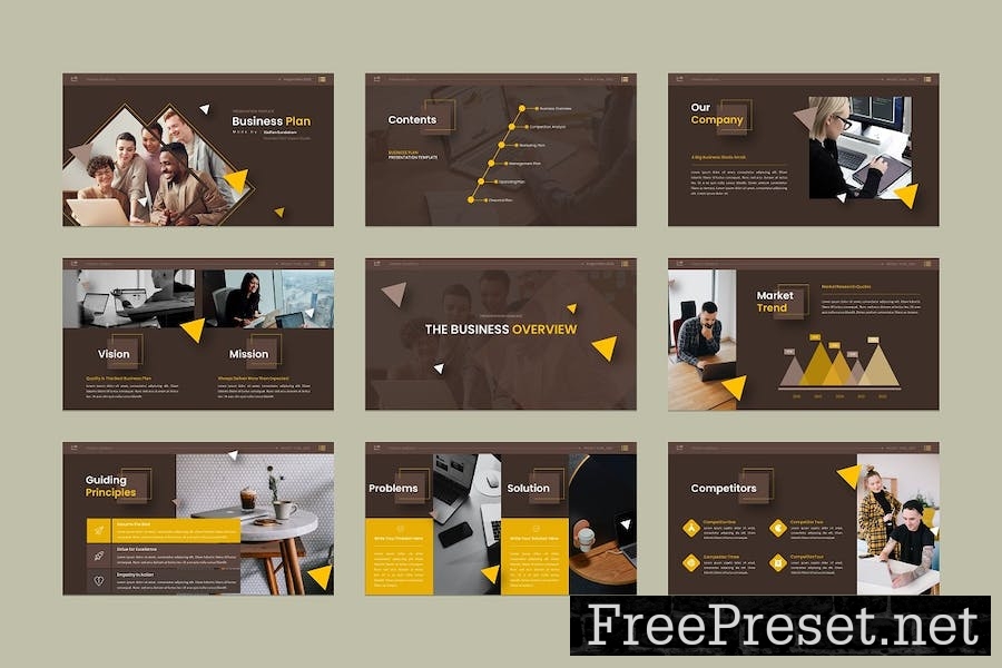 Business Plan Google Slides Template ATCRNYV