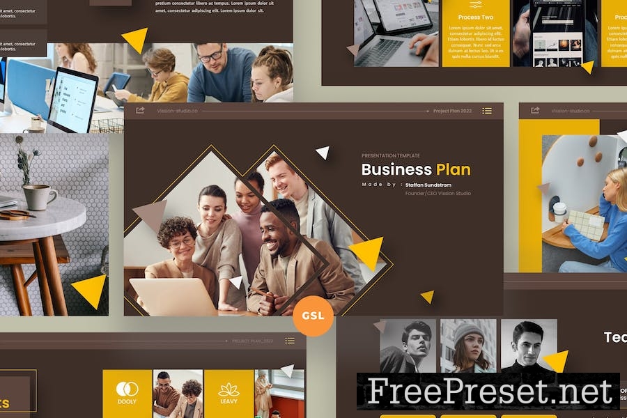 Business Plan Google Slides Template ATCRNYV