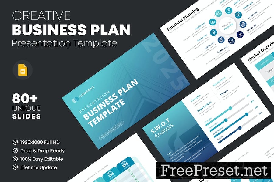 Business Plan Google Slides Template NG2L8W2