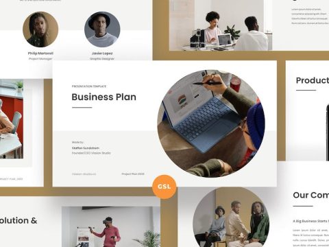 Business Plan Google Slides Template QS7JYAT