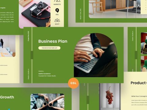 Business Plan Google Slides Template U788EBV