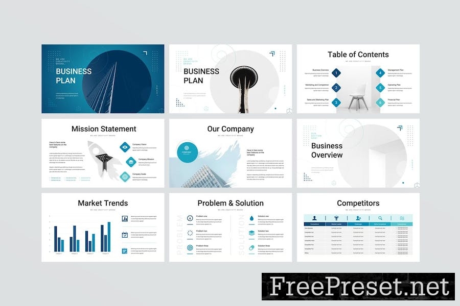 Business Plan Keynote Presentation Template MTPCWEY