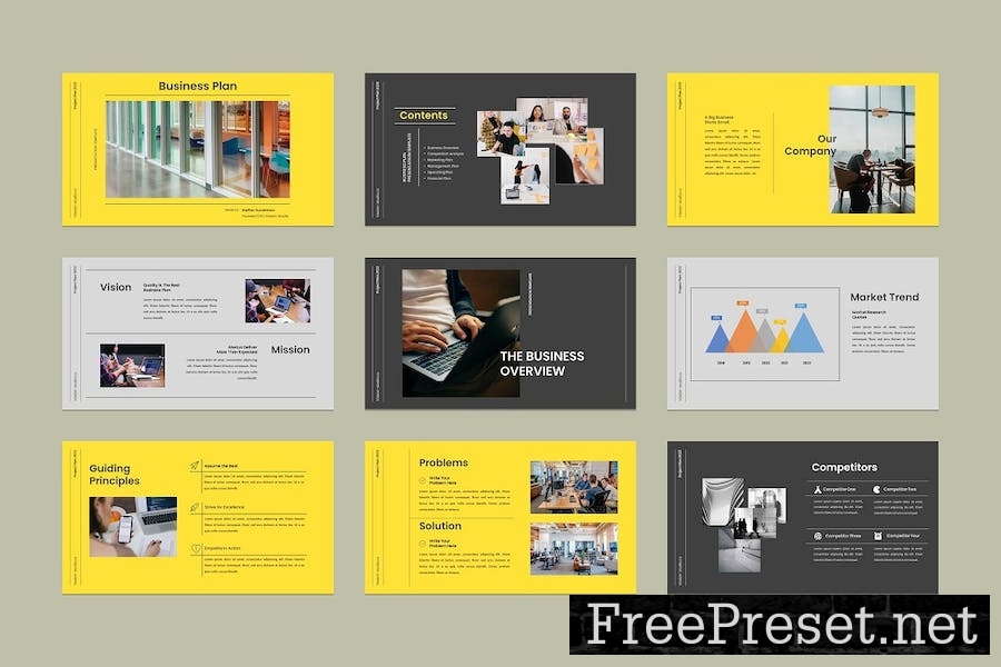 Business Plan Keynote Template 7SGTWQ8