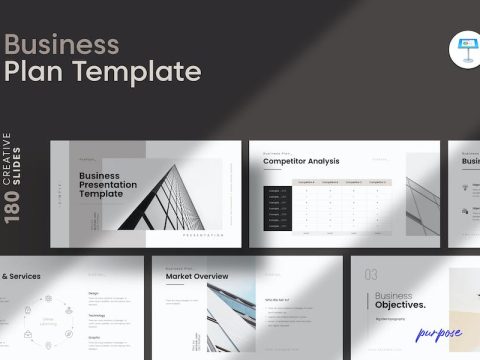 Business Plan Keynote Template HFS6U8X