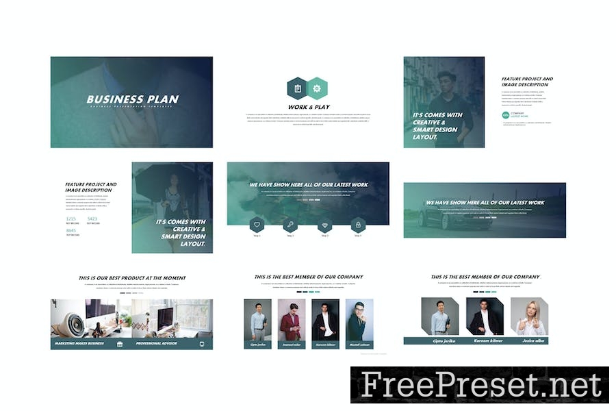 Business Plan - Keynote Template VLJWPRF