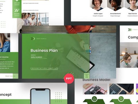 Business Plan PowerPoint Template 3GJNVYL