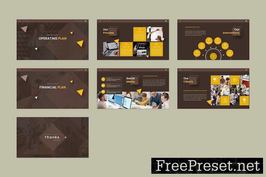 Business Plan PowerPoint Template AVP9VAU