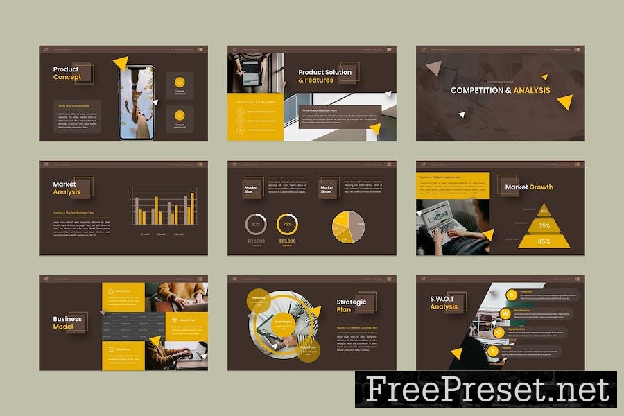 Business Plan PowerPoint Template AVP9VAU