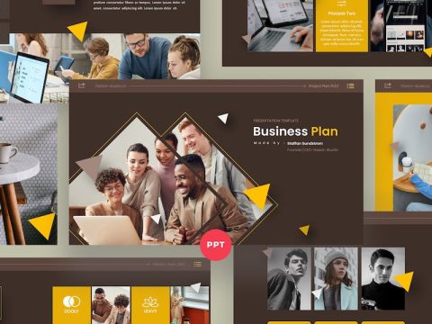 Business Plan PowerPoint Template AVP9VAU