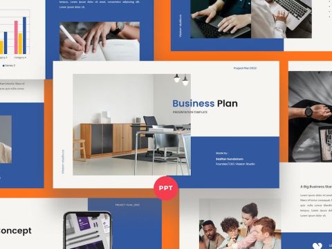 Business Plan PowerPoint Template QPLMBPD