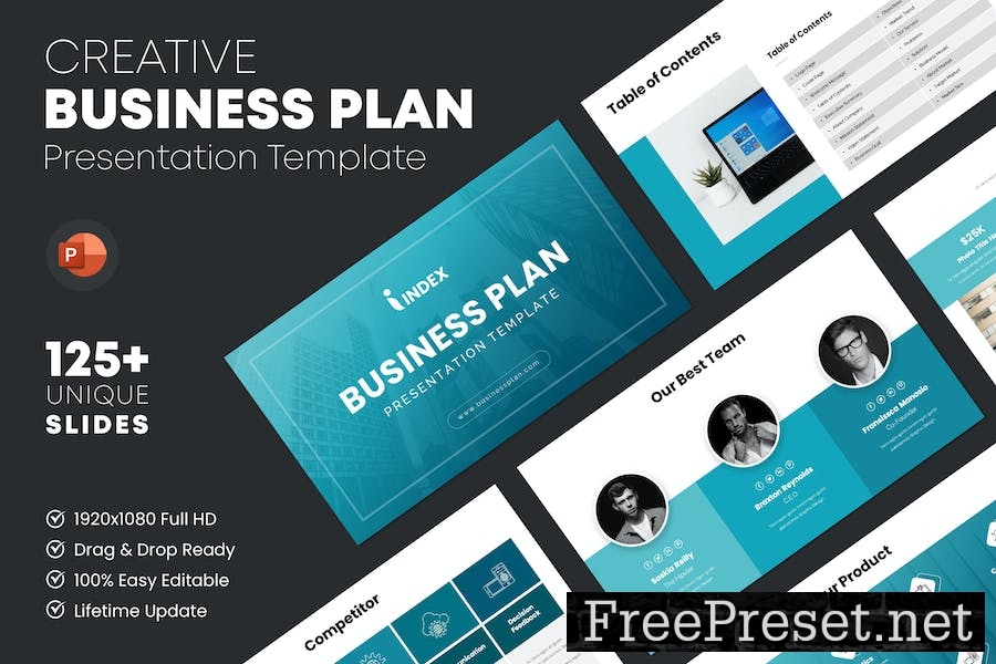 Business Plan PowerPoint Template QZQXW92