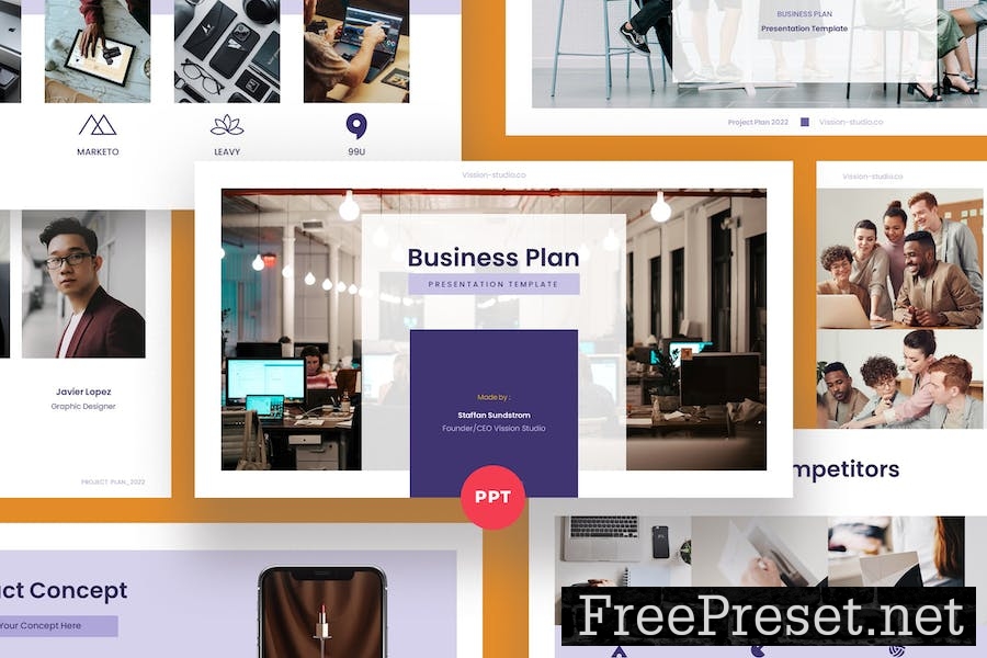 Business Plan PowerPoint Template YN7K5CM