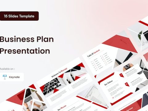 Business Plan Presentation Template - Keynote A9Q7YBA