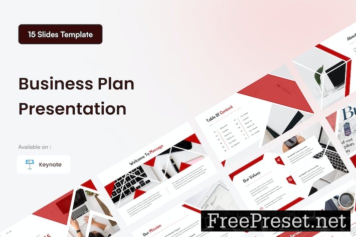 Business Plan Presentation Template - Keynote A9Q7YBA