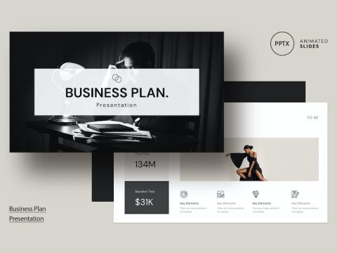 Business Plan Presentation Template KHD8DCM