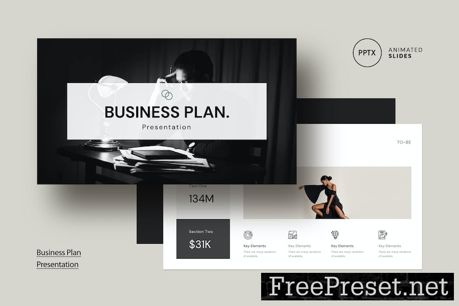 Business Plan Presentation Template KHD8DCM