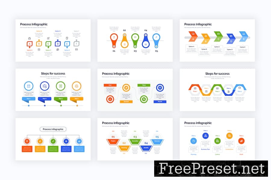 Business Process Keynote Infographics LLNUN2Z