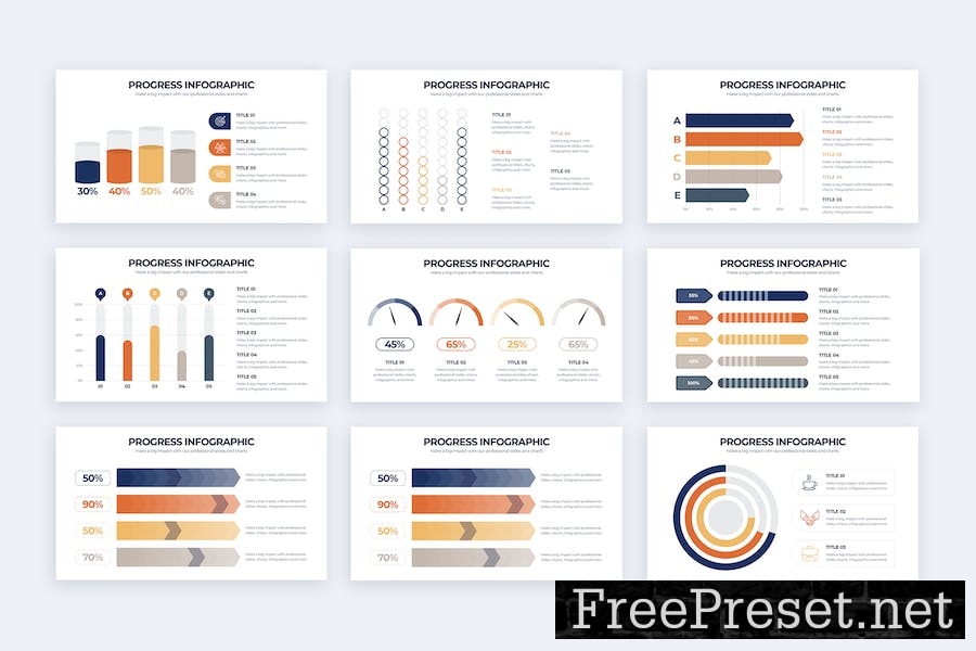 Business Progress Keynote Infographics JSAU6AC