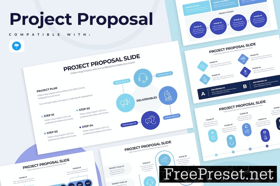 Business Project Proposal Keynote Infographics RRHTLWU