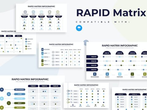 Business RAPID Matrix Keynote Infographics