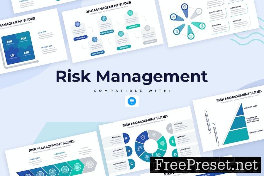 Business Risk Management Keynote Infographics MEA757P