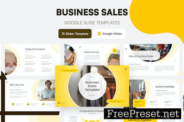 Business Sales Presentation Template Google Slides CZV77XR