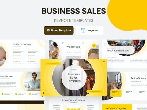 Business Sales Presentation Template Keynote