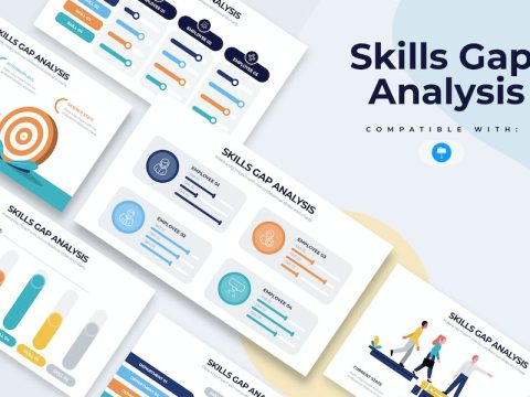 Business Skills Gap Analysis Keynote Infographics