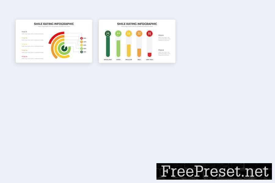 Business Smile Rating Keynote Infographics G4W9CKF