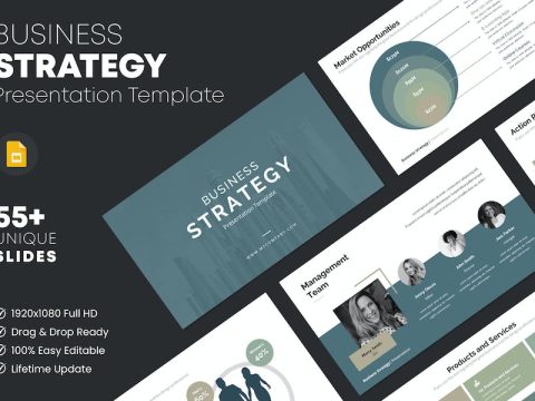 Business Strategy Google Slides Template 5ND8LTX