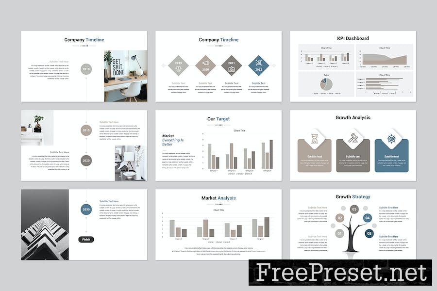 Business Strategy Google Slides Template Z4DCNSP