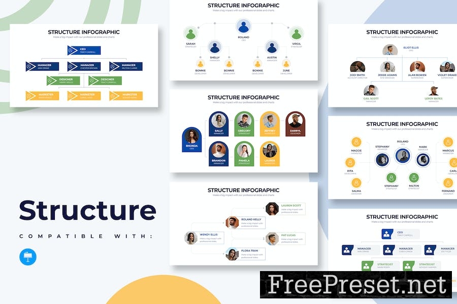 Business Structure Keynote Infographics AVK3QPF