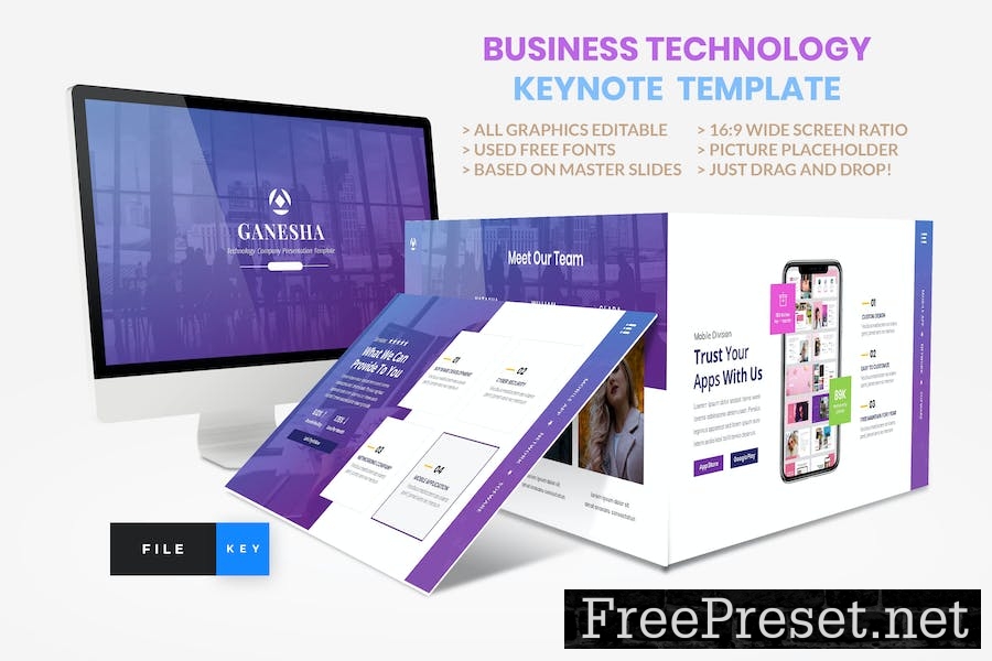 Business - Technology Keynote Template GN5PJGH