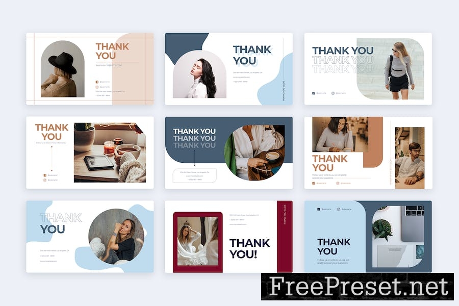 Business Thank You Keynote Infographics 87LY3LH