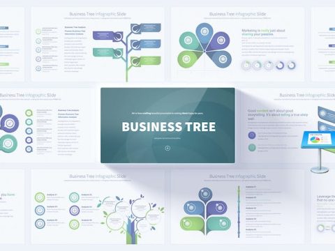 Business Tree - Keynote Infographics Slides