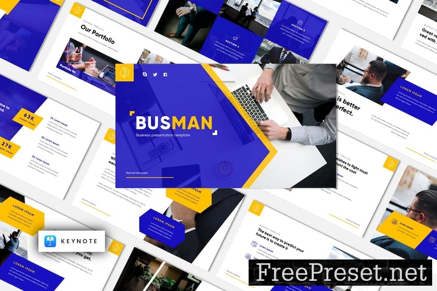 BUSMAN - IT Solutions & Services Keynote Template Q3HWMAP