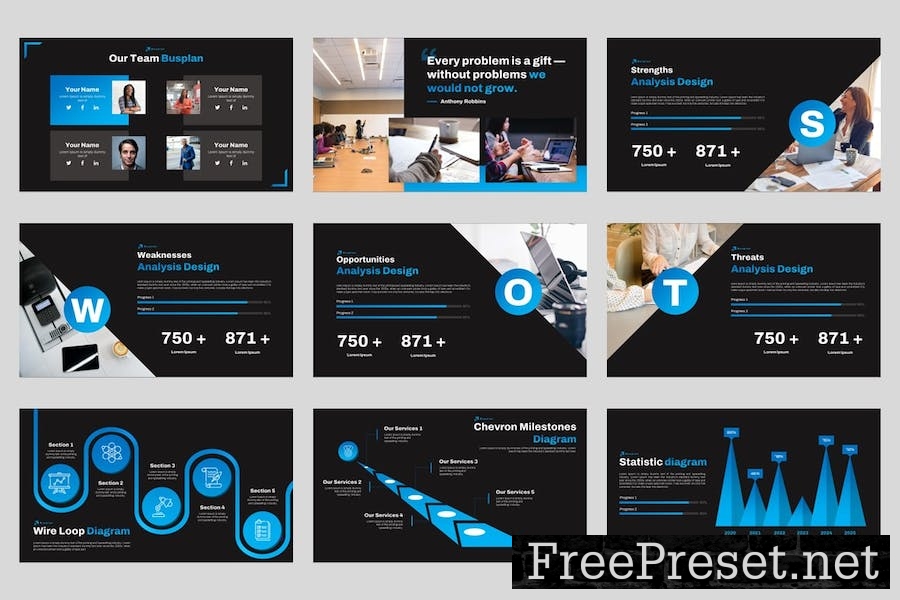 Busplan - Business Keynote Template F54VTS5