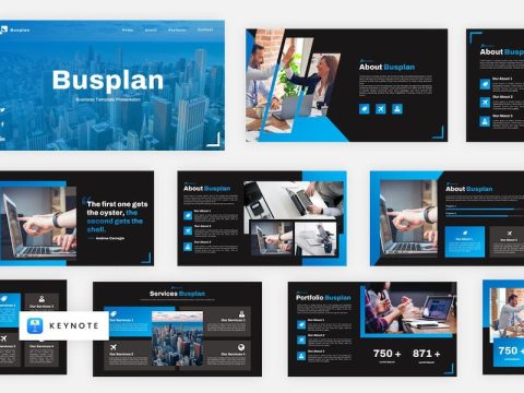 Busplan - Business Keynote Template F54VTS5