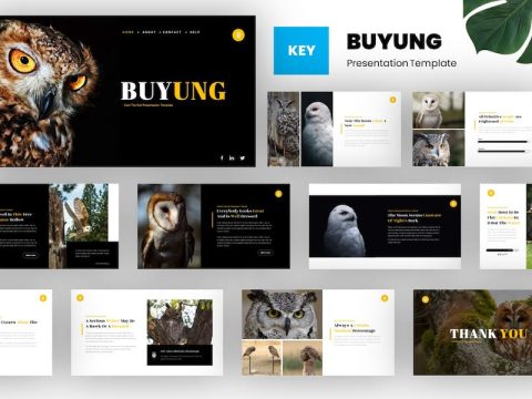 Buyung - Bird Animal Keynote Template P9F2BCJ