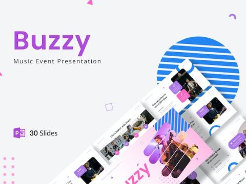 Buzzy - Music Event Presentation PowerPoint K5S29Y4